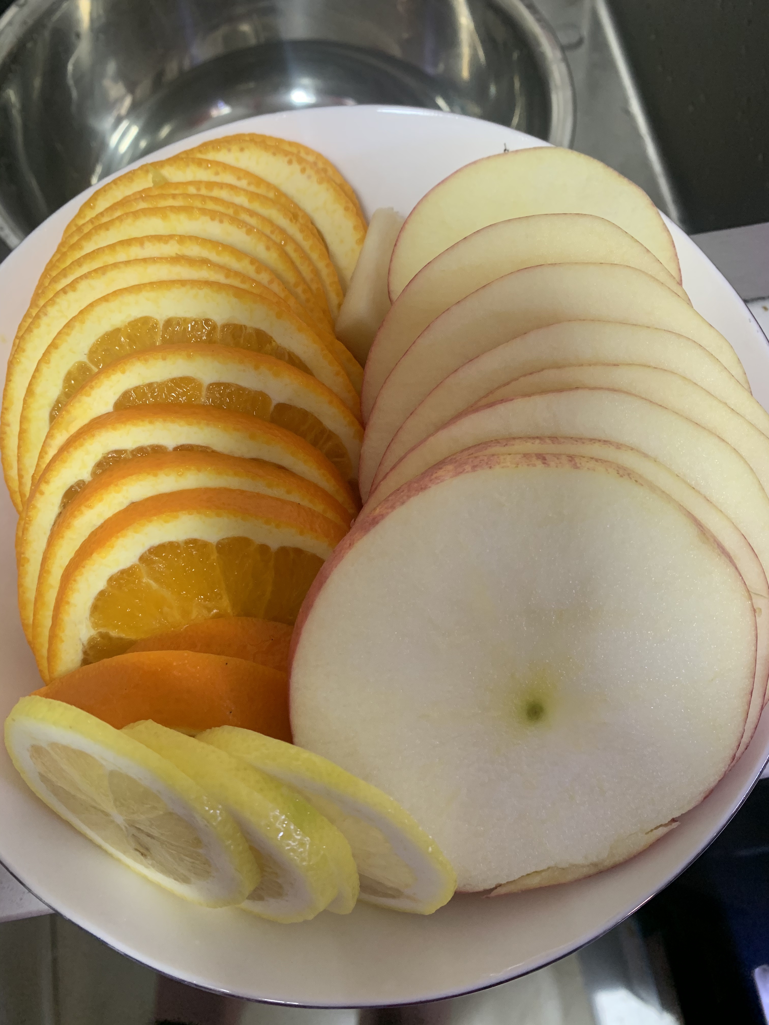 骗水喝的鲜橙苹果金桔柠檬茶的做法