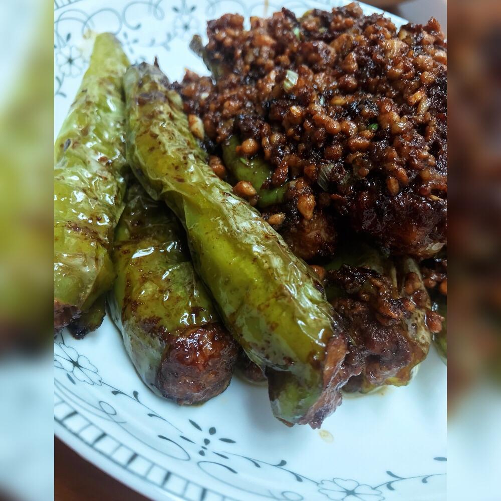 下饭菜肴--青椒酿肉