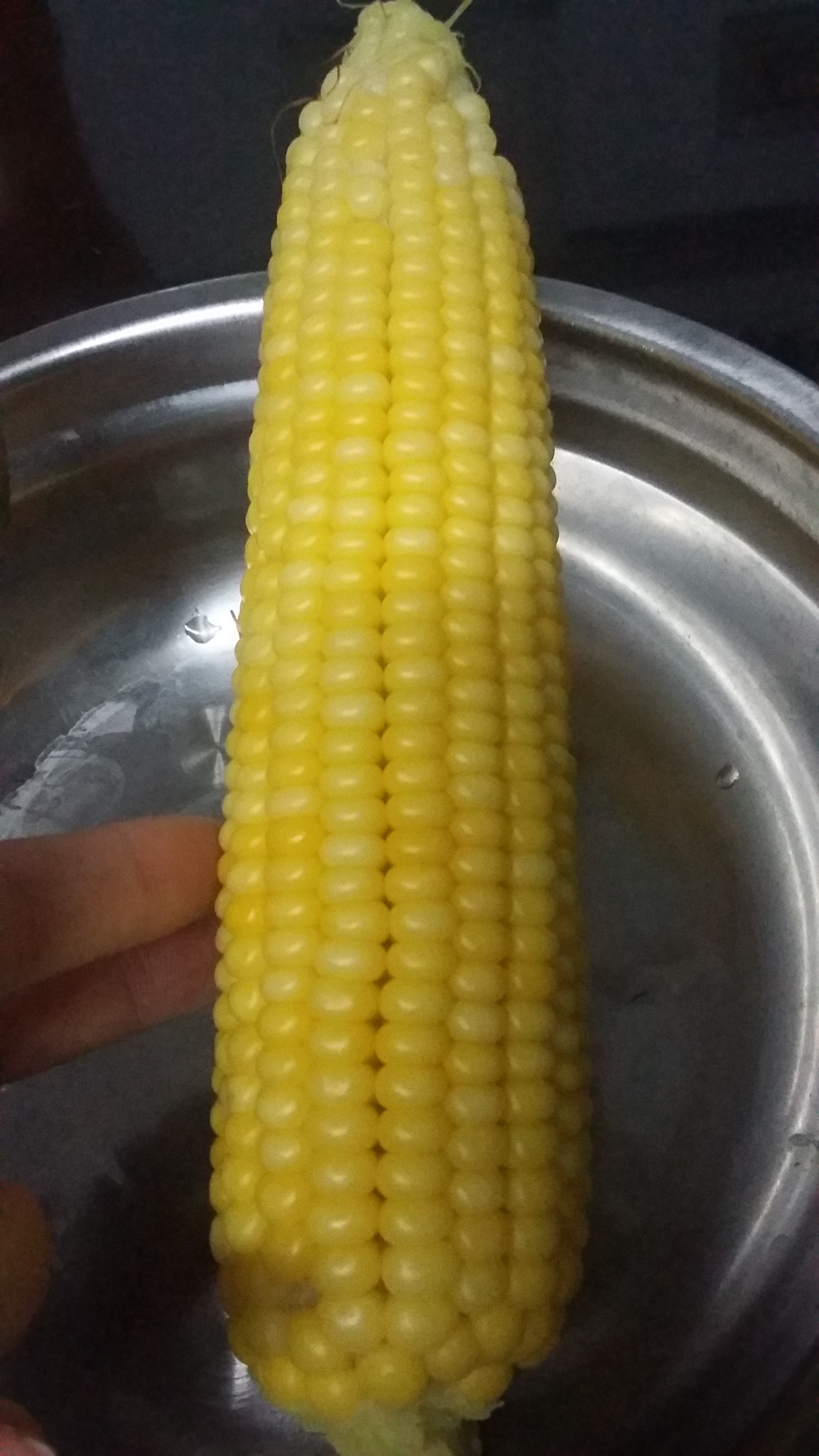 最美时光ω做的清煮甜玉米