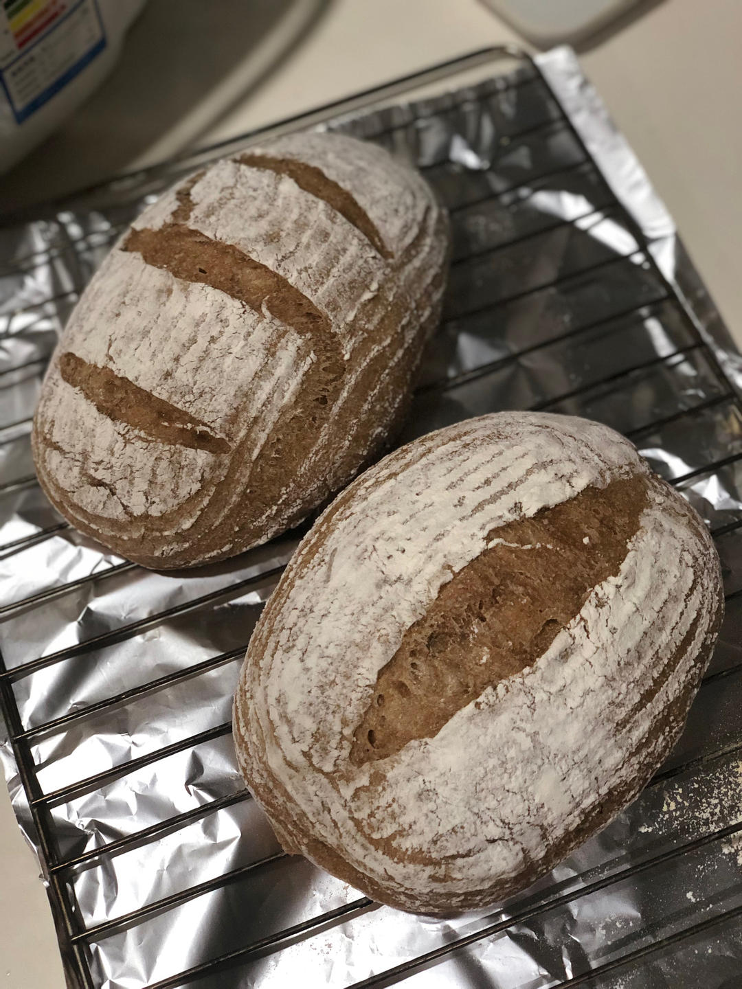 免揉💯无糖无油全麦欧包㊙️健康主食 越吃越香