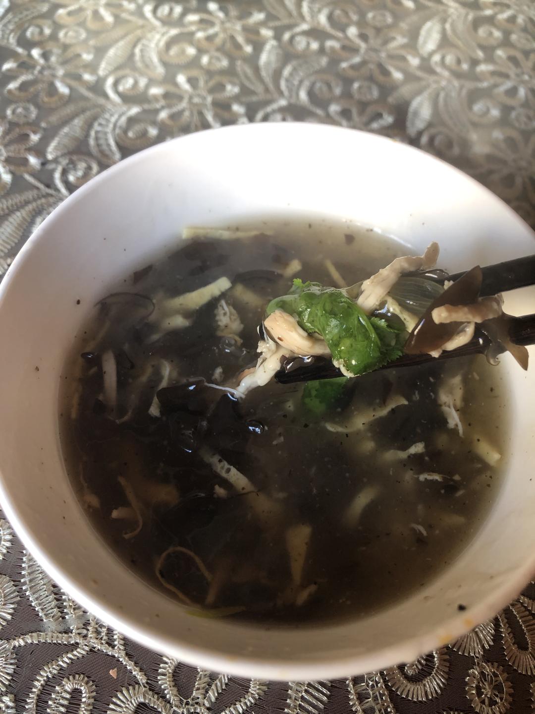 暖暖的辣糊汤的做法