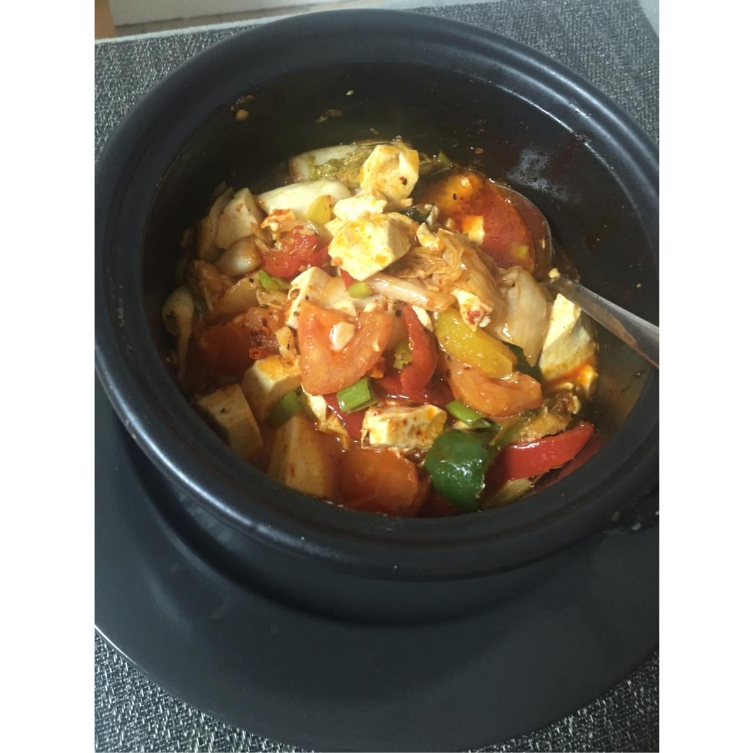 番茄豆腐煲