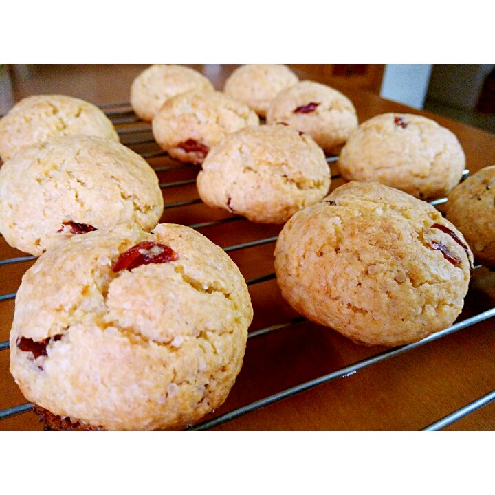 蔓越莓椰子曲奇 Cranberry & Coconut Cookies