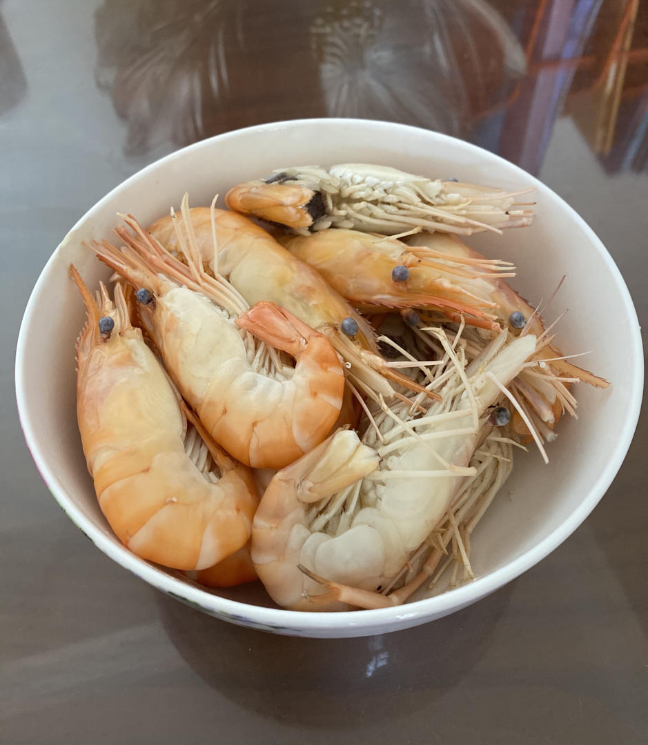 白灼大头虾