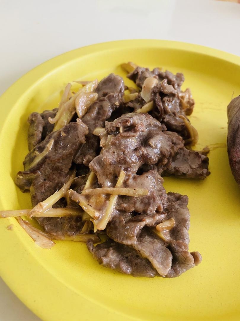姜丝炒牛肉