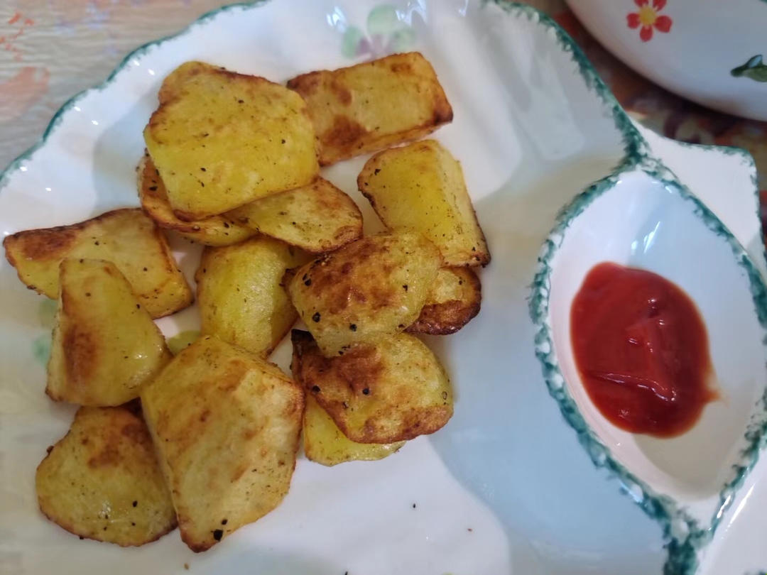 空气炸锅版烤薯角（烤土豆）