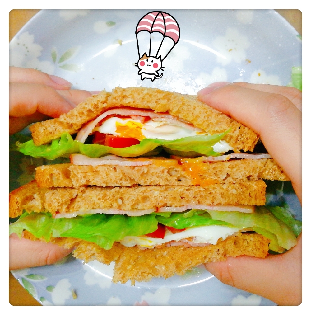 健康又好吃的快手三明治的做法