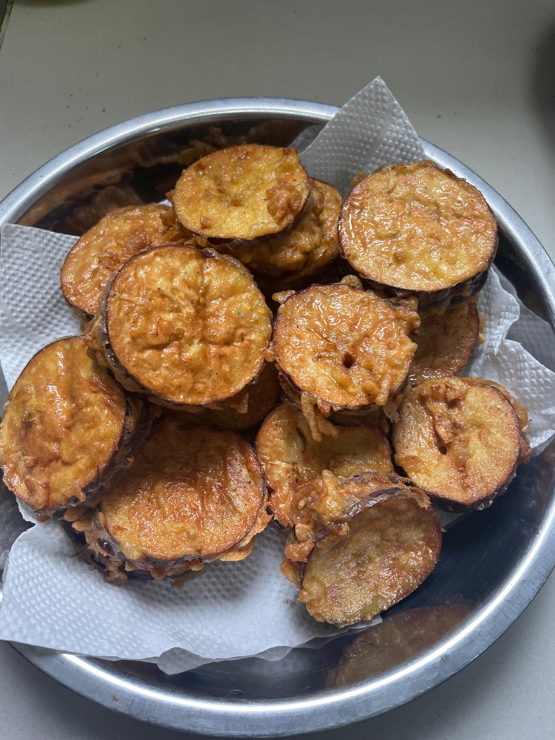 家常主食 炸茄盒 肉馅儿茄子