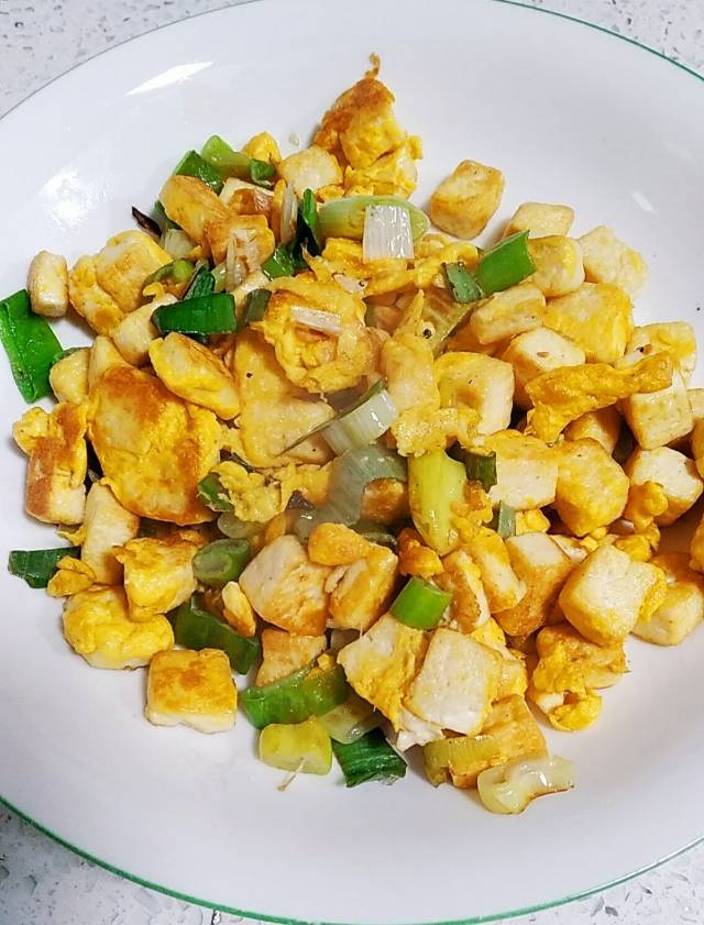 豆腐炒鸡蛋