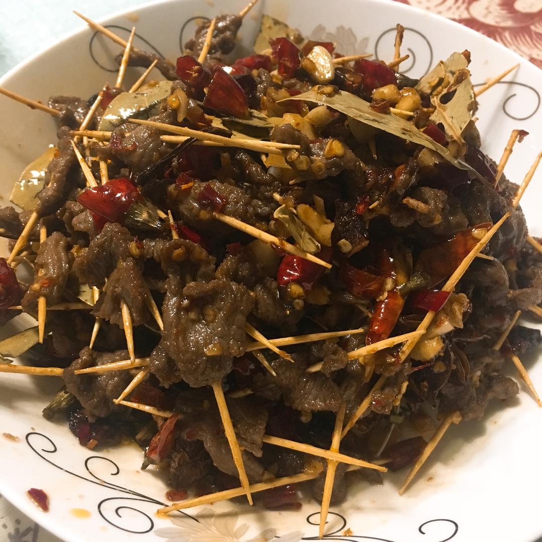 牙签牛肉 道地湖南味