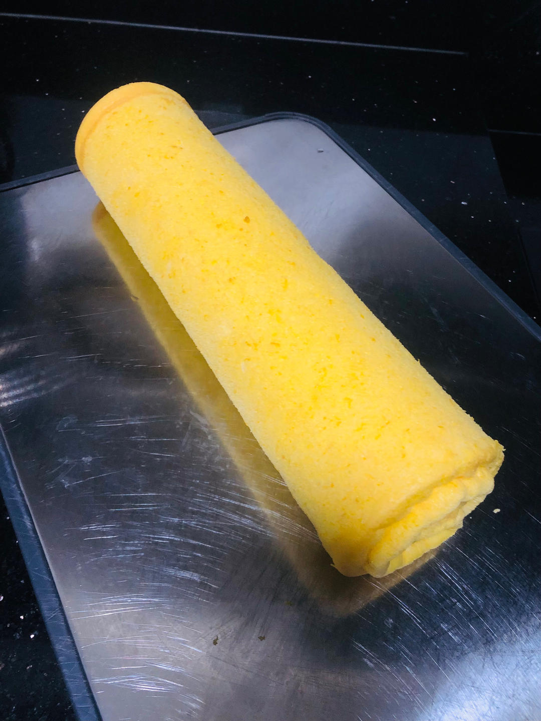 金灿灿的南瓜蛋糕卷‼️不加一滴水‼️组织超细腻