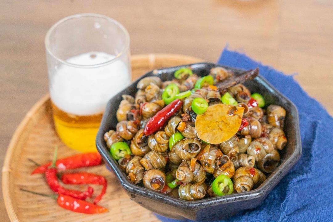 香辣啤酒炒螺蛳