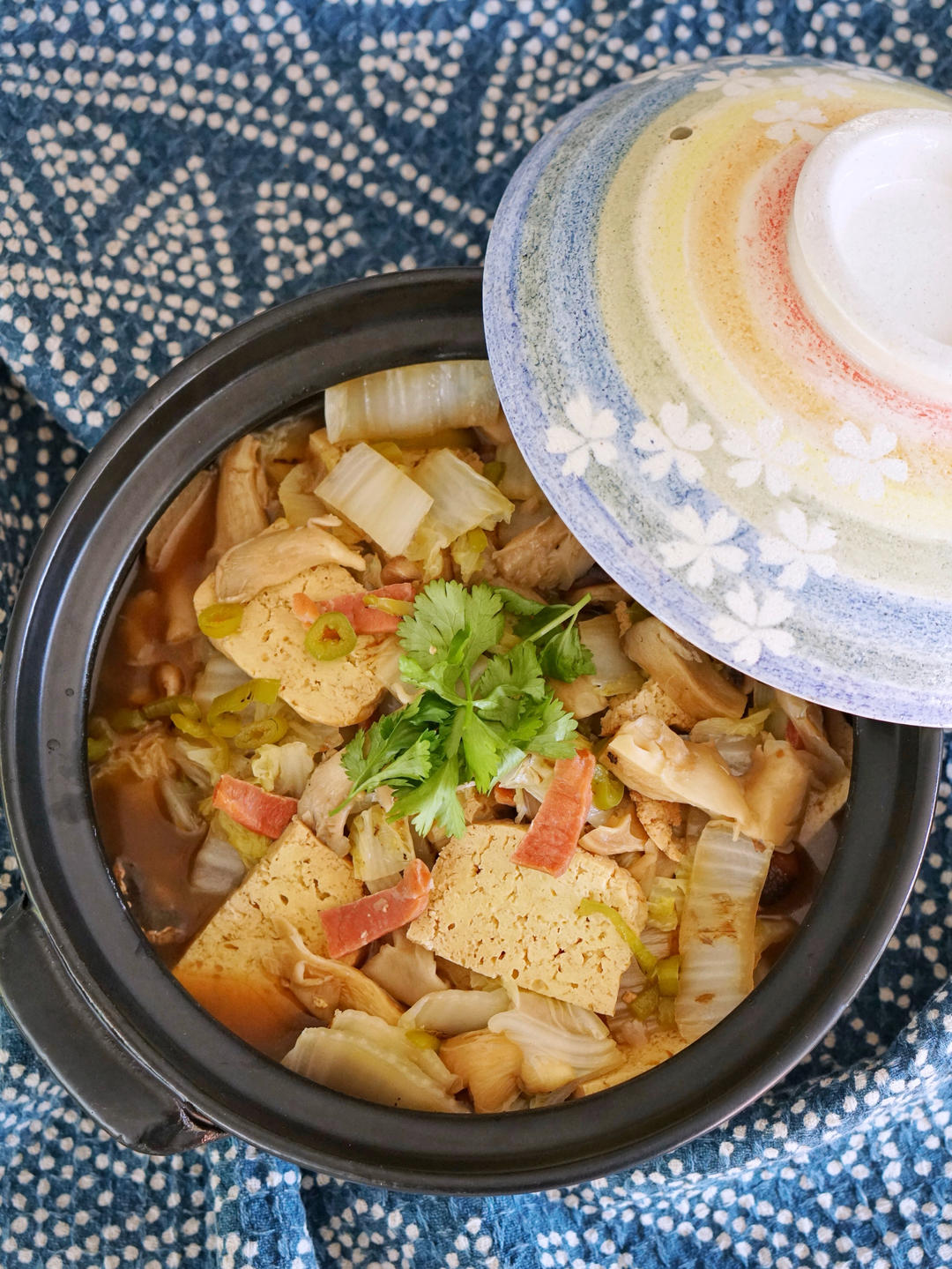 咸肉炖老豆腐