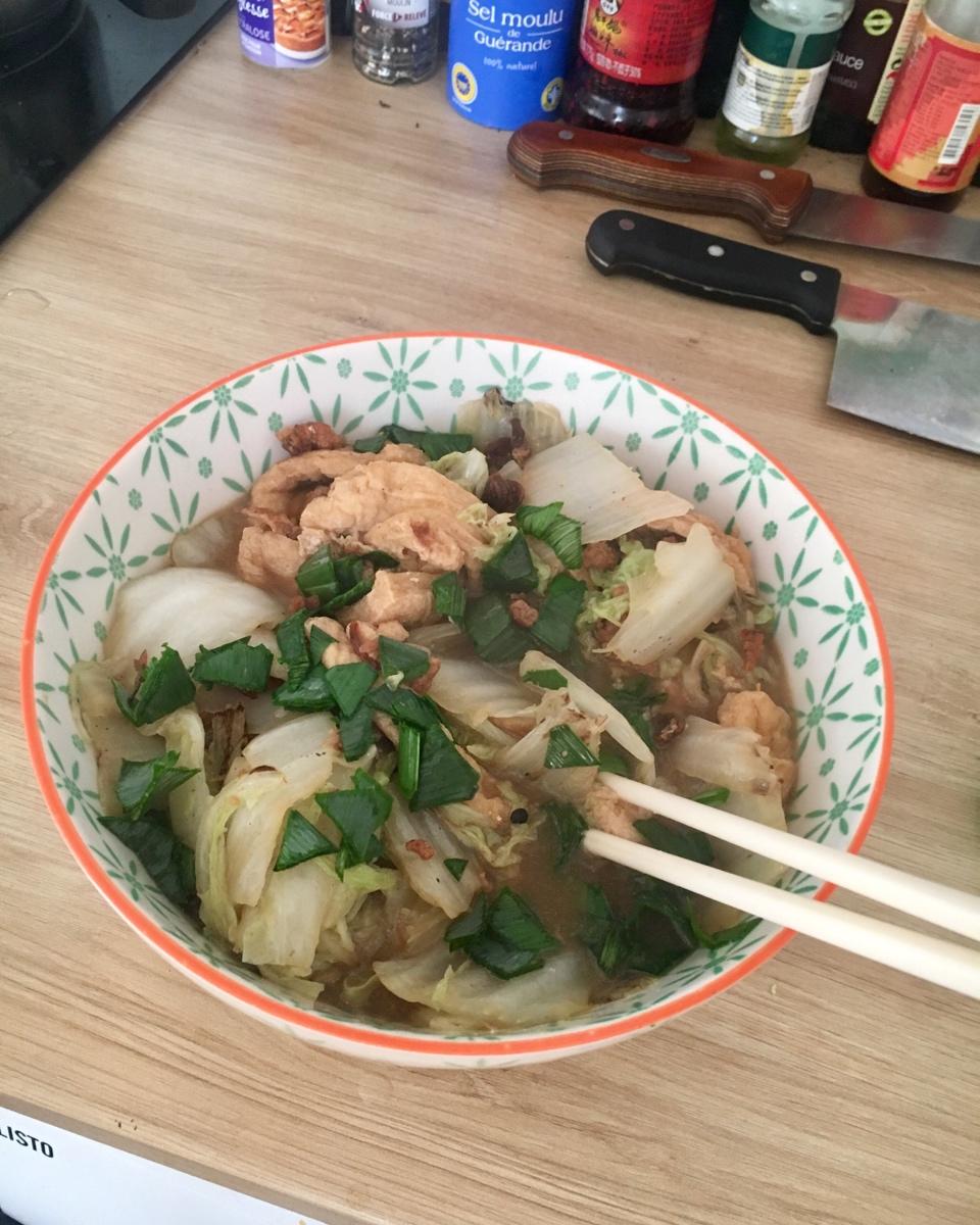 脂渣炖白菜