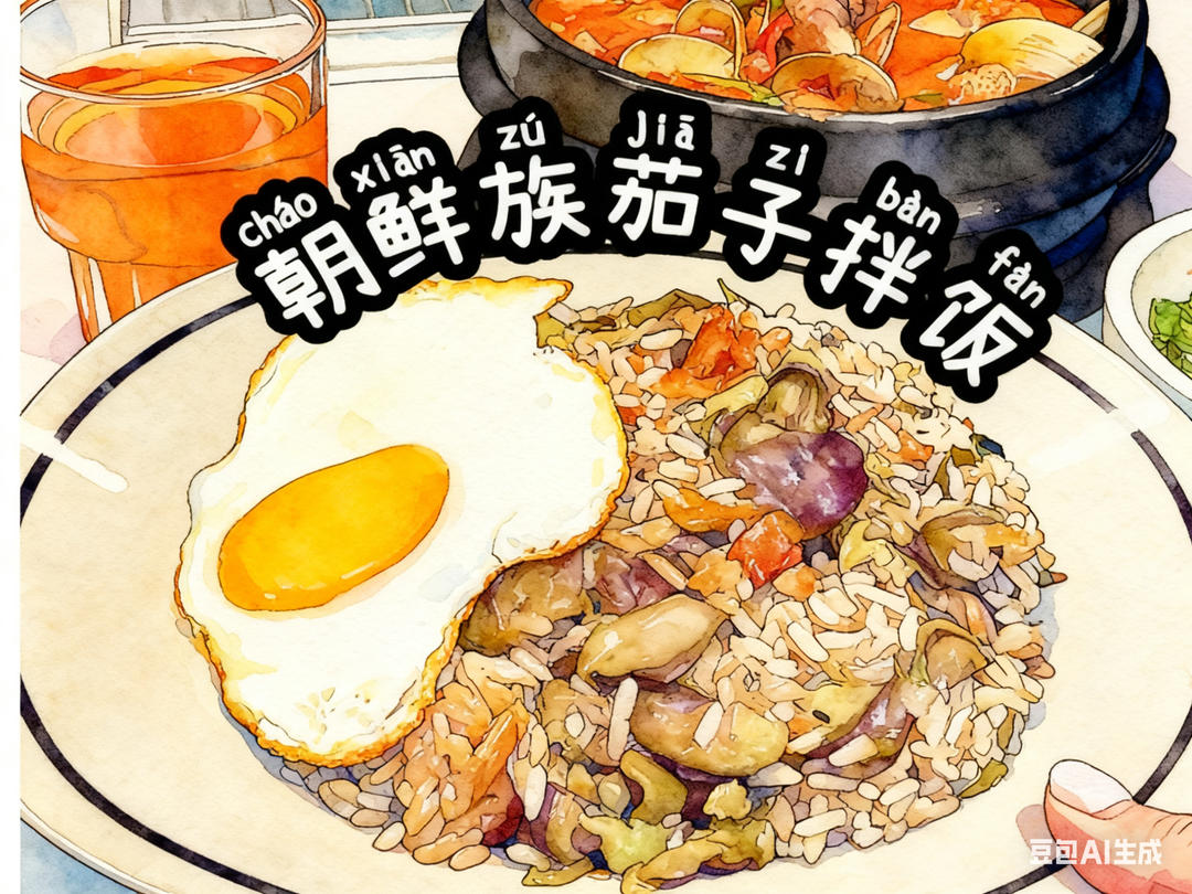 朝鲜族茄子🍆拌饭
