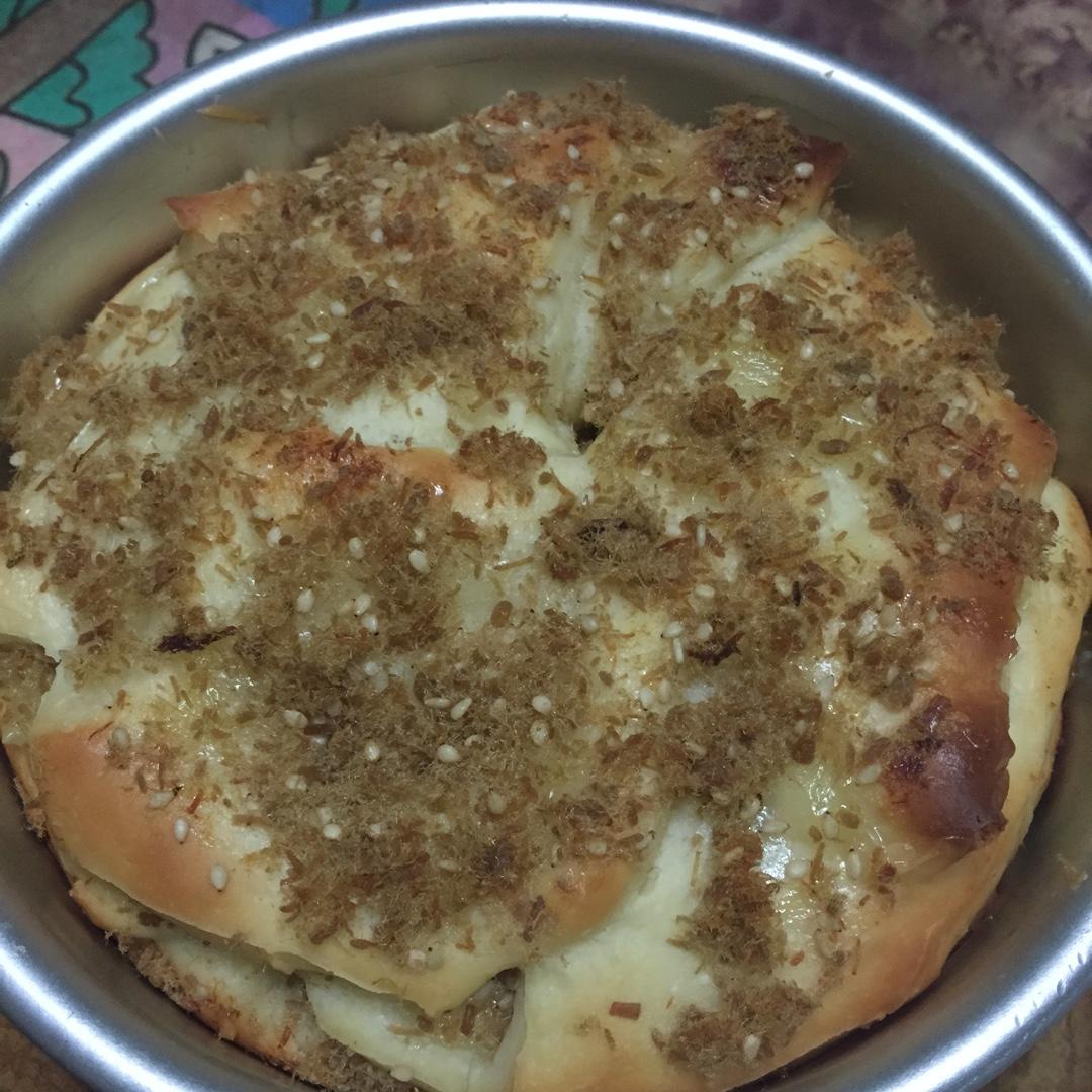 肉松手撕面包—超软会爆浆的面包哟