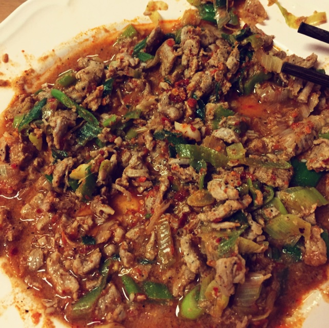 葱爆牛肉