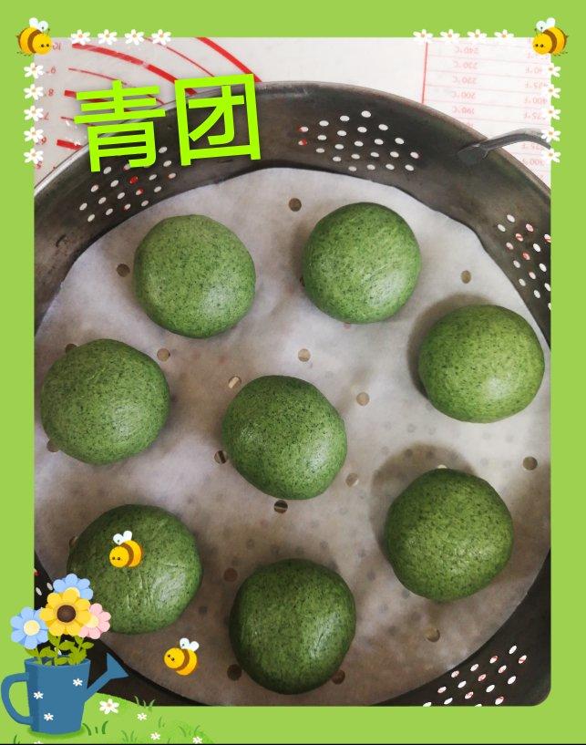 《Tinrry+》咸蛋黄肉松青团+红豆沙青团