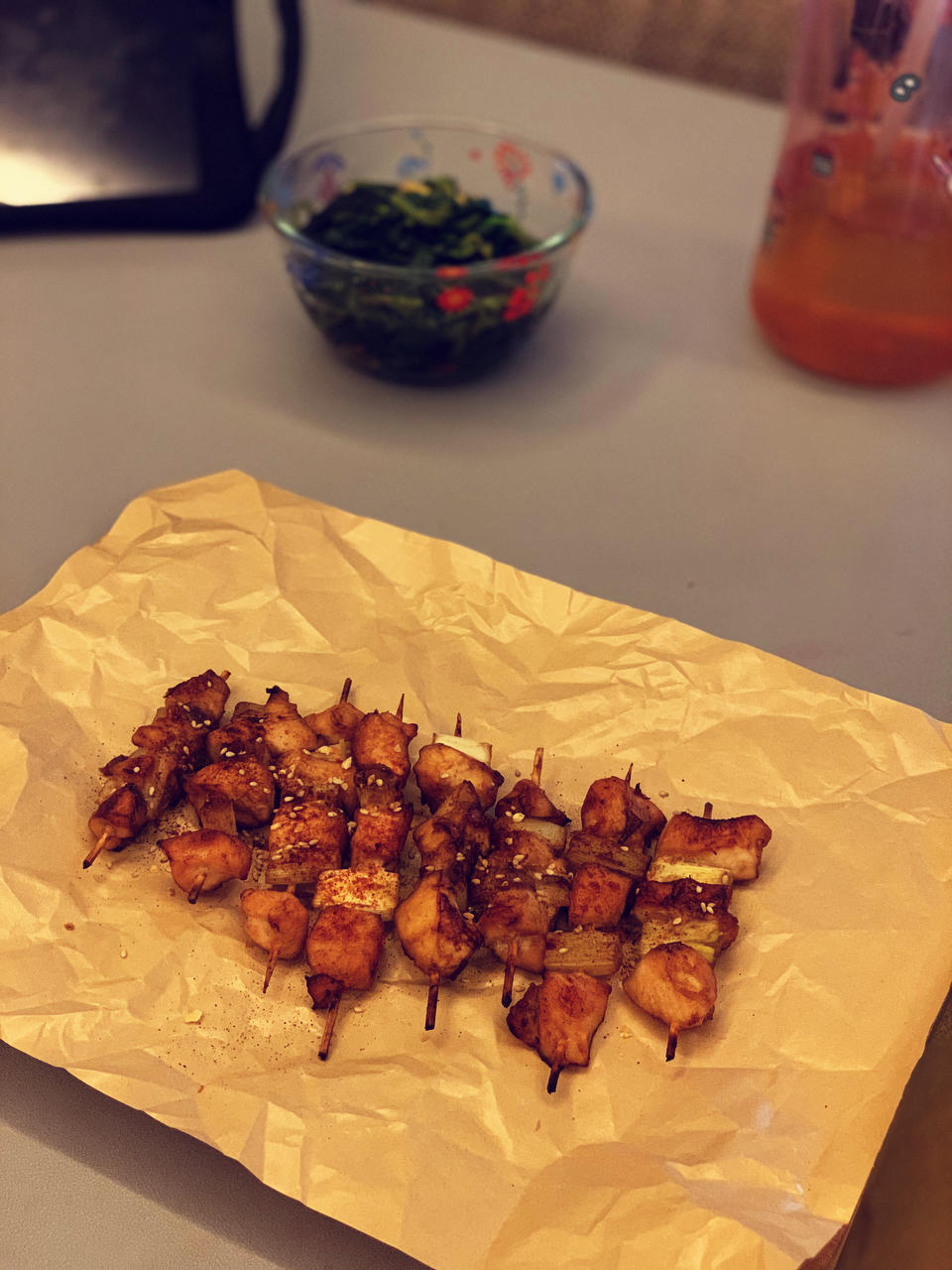 日剧里居酒屋必点菜，在家里做超级简单~和风鸡肉串