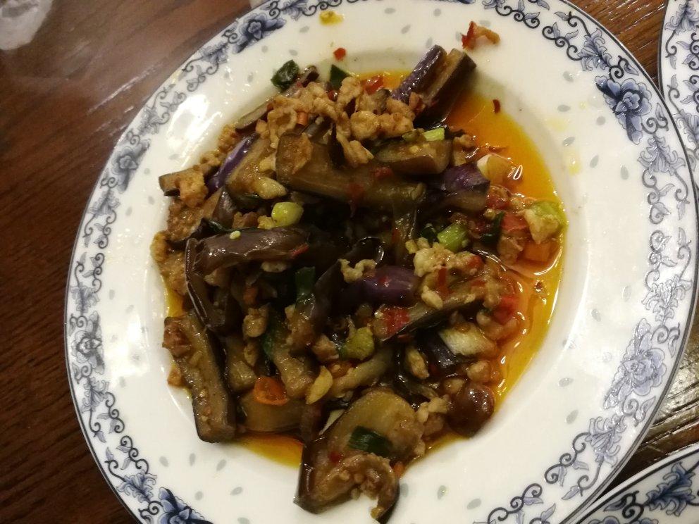 红烧肉沫茄子
