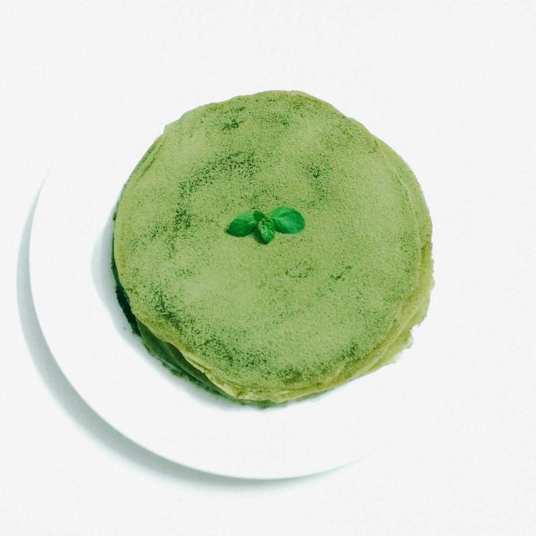 美味的煎蛋糕—抹茶千层蛋糕