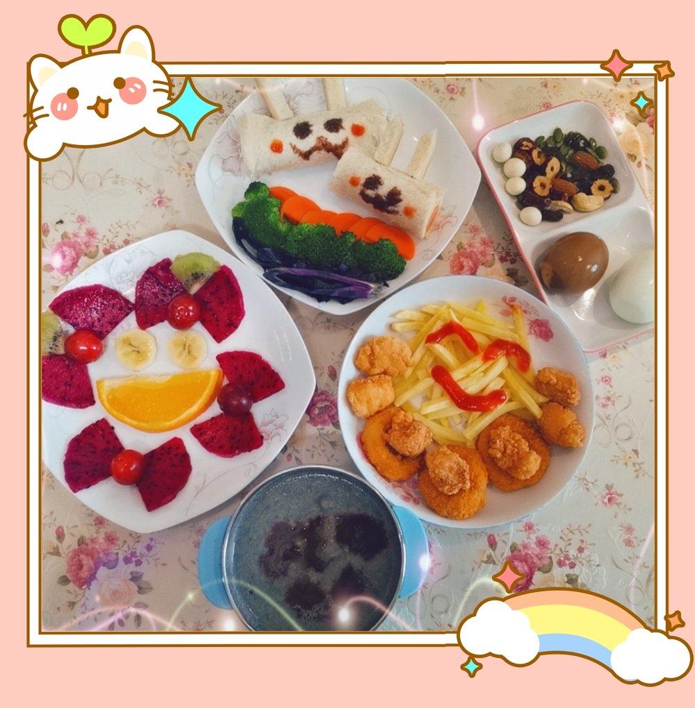 儿童早餐，兔子吐司，六一早餐必备