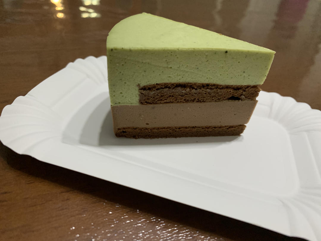巧克力抹茶慕斯蛋糕