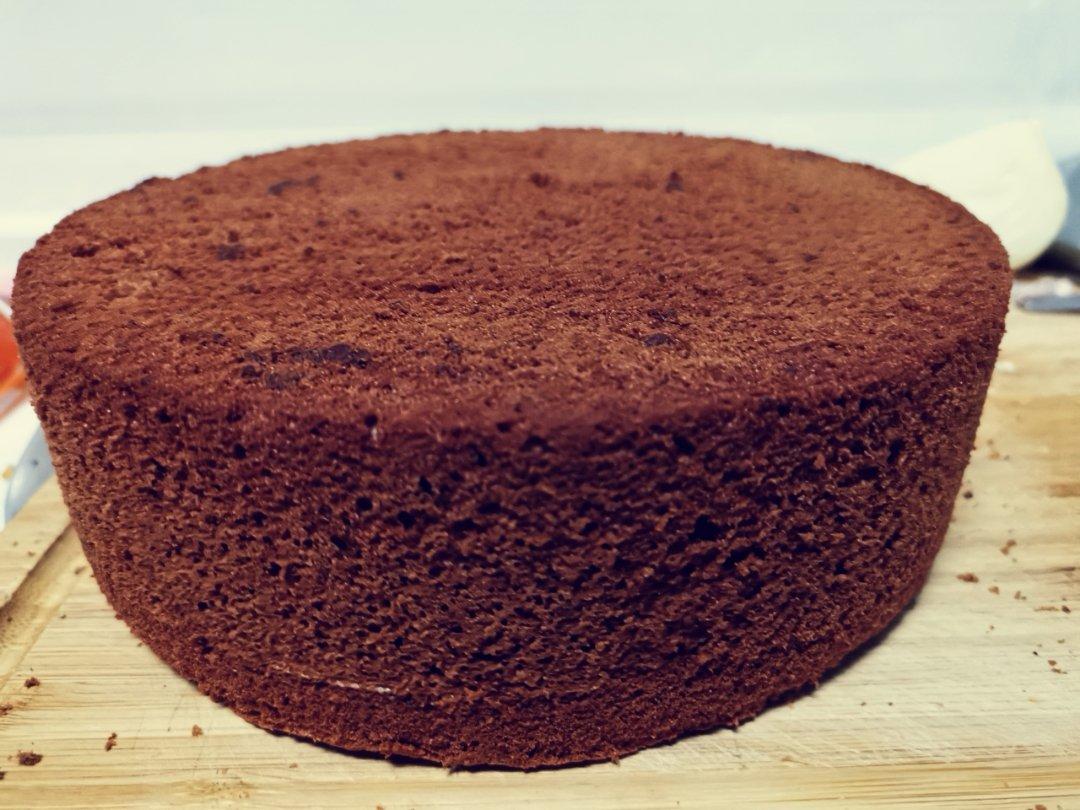 8寸可可戚风蛋糕