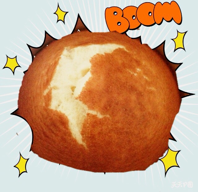 蜜红豆斑斓戚风蛋糕