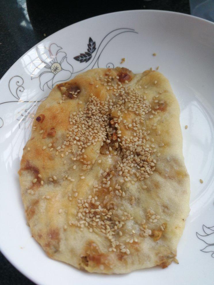 👩‍🍳香喷喷的榨菜鲜肉锅盔～吃一次忘不了💁🏻‍♀️
