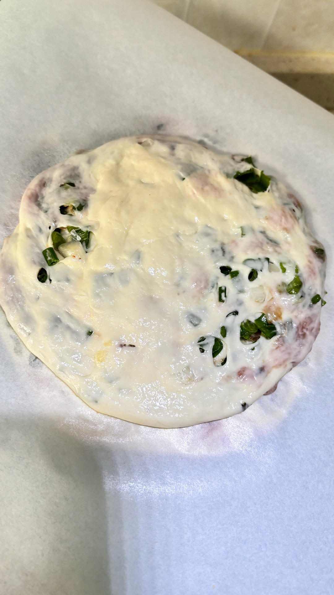 肉末葱油饼