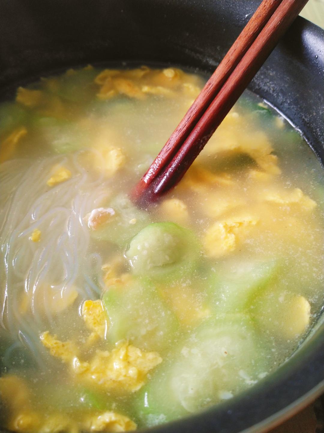 丝瓜鸡蛋汤