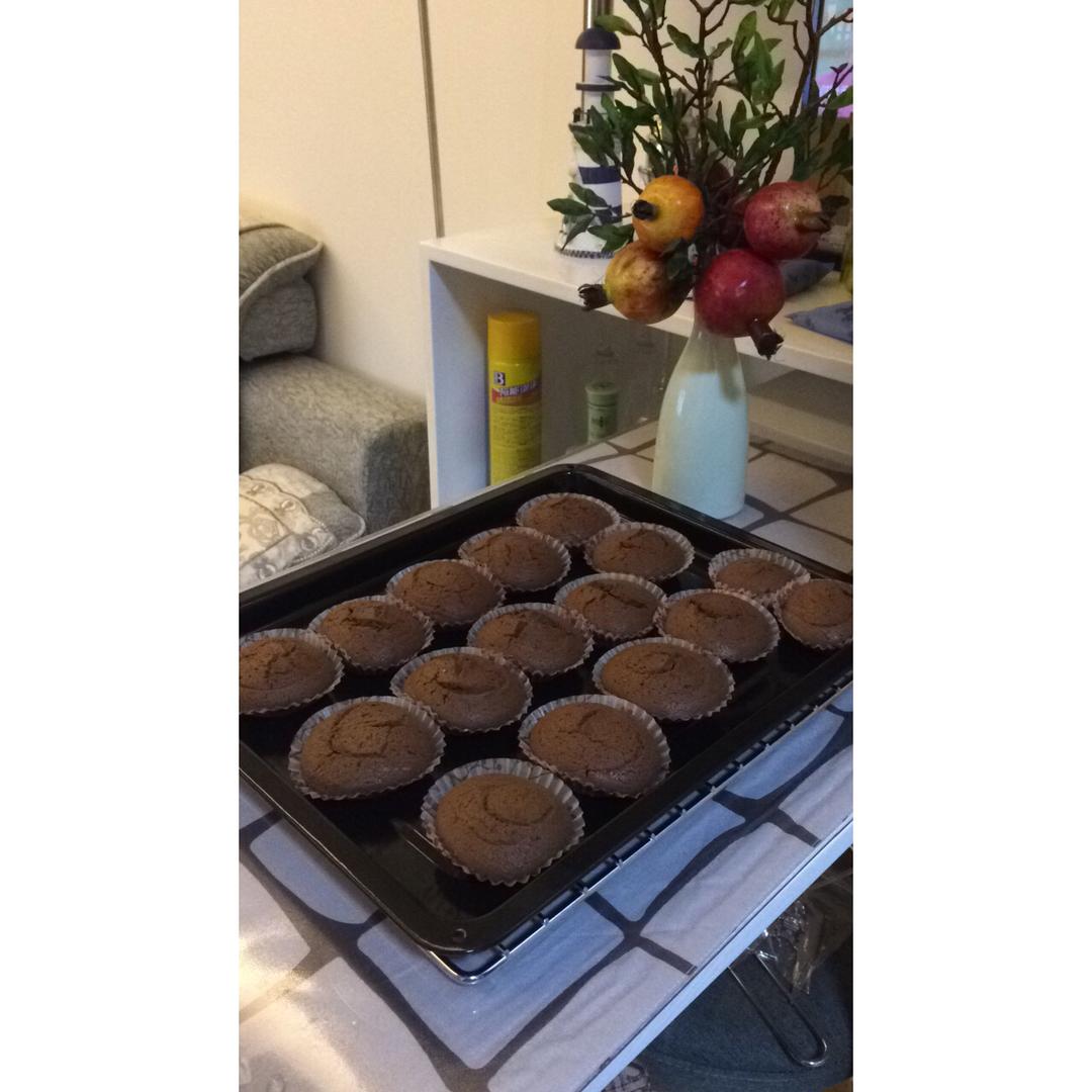 巧克力纸杯蛋糕