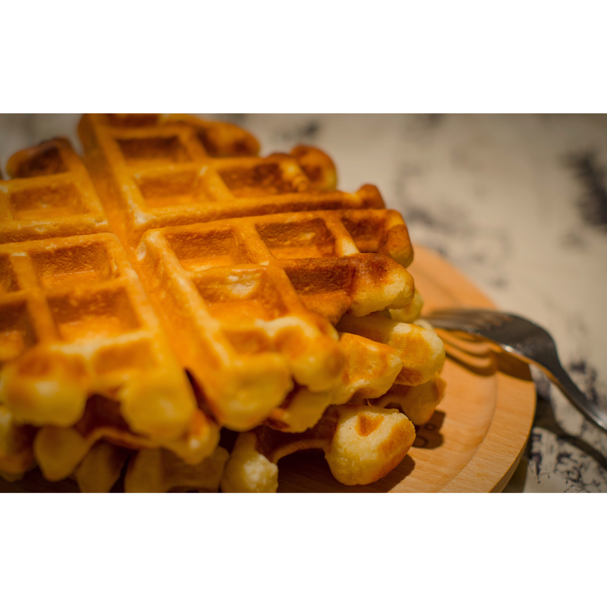 【吃不胖】快手蜂蜜华夫饼Honey Waffle