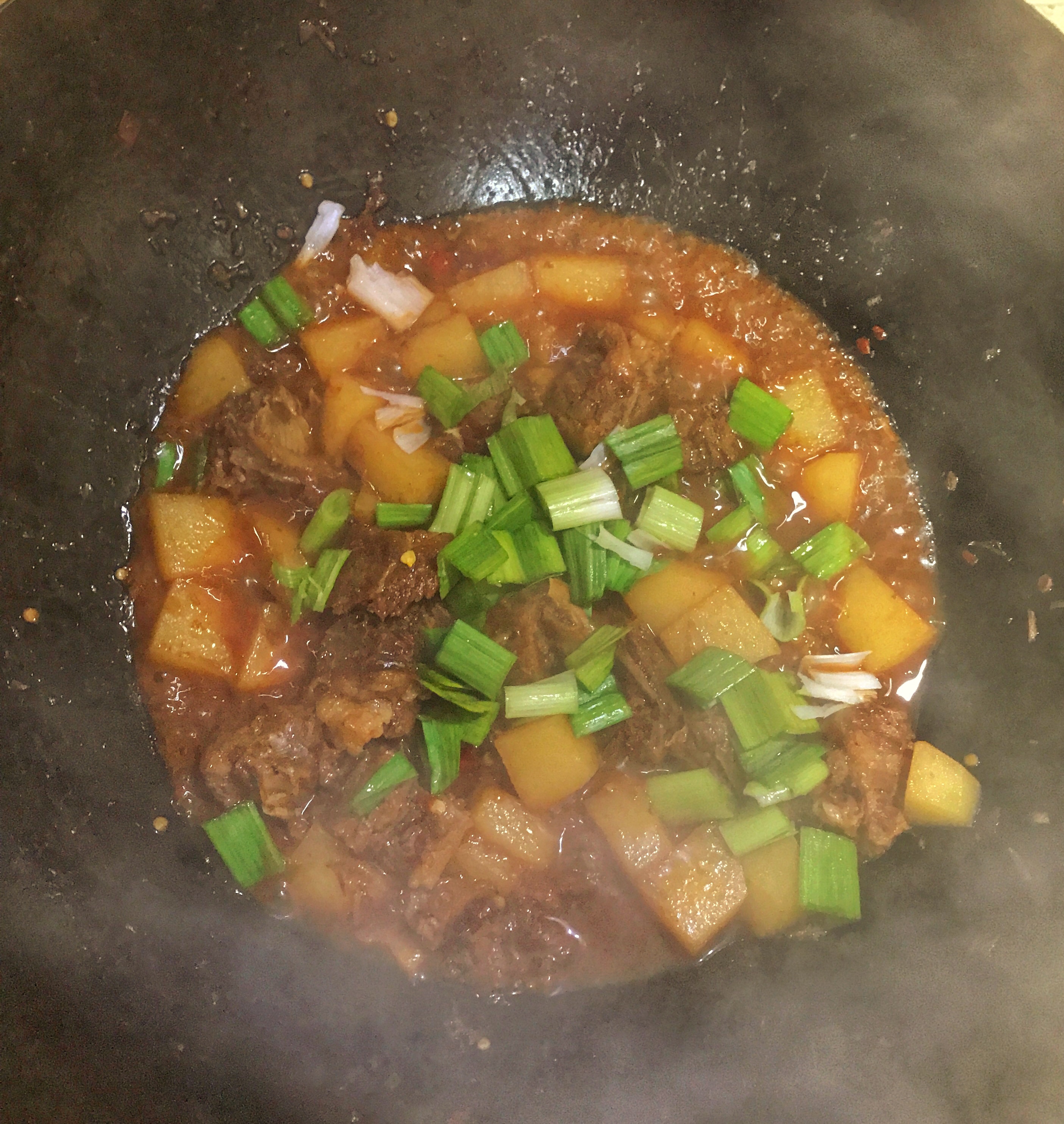 香辣土豆牛腩的做法 步骤7