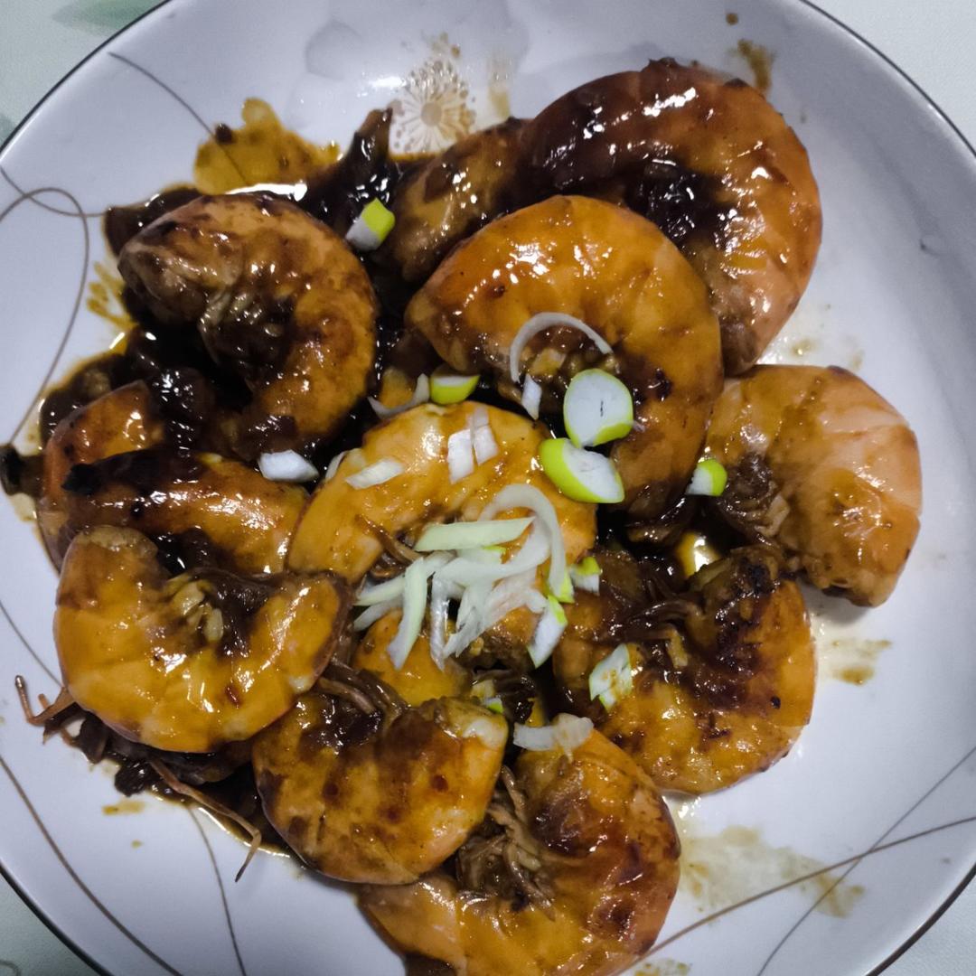 家庭版油焖大虾