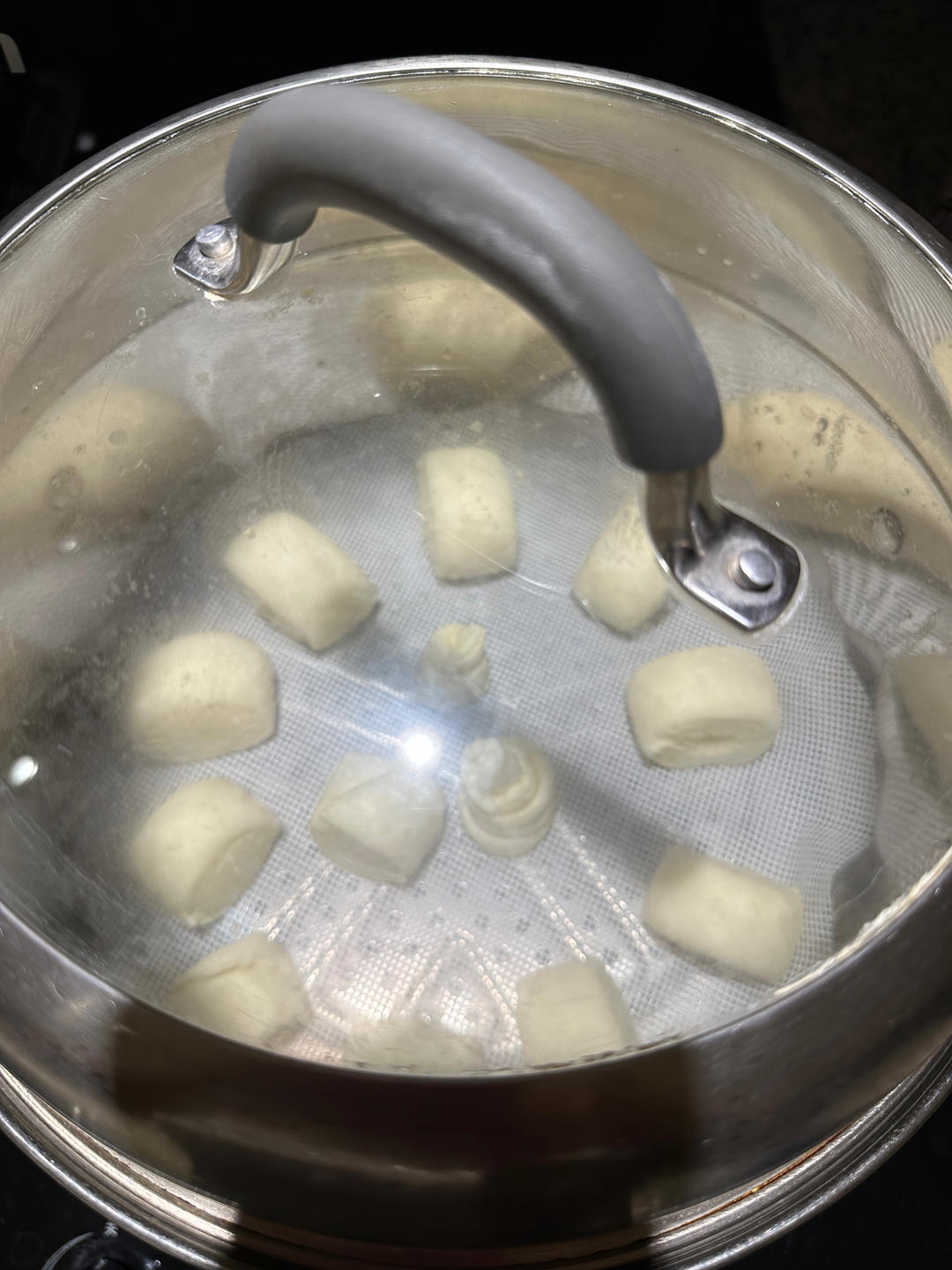 🔥免手揉水光肌馒头—拯救不会揉面的南方妹子（含操作视频）压面机版