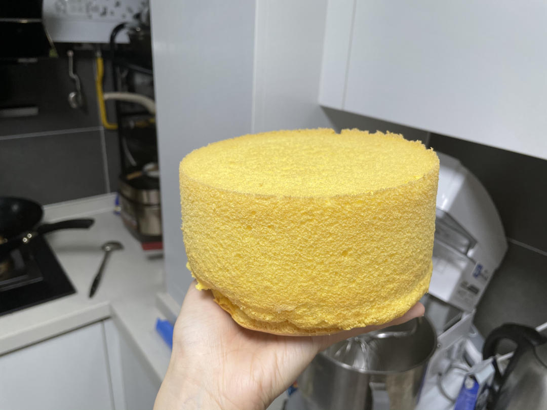 零失败6寸戚风蛋糕（十分钟制作，合适新手宝宝）