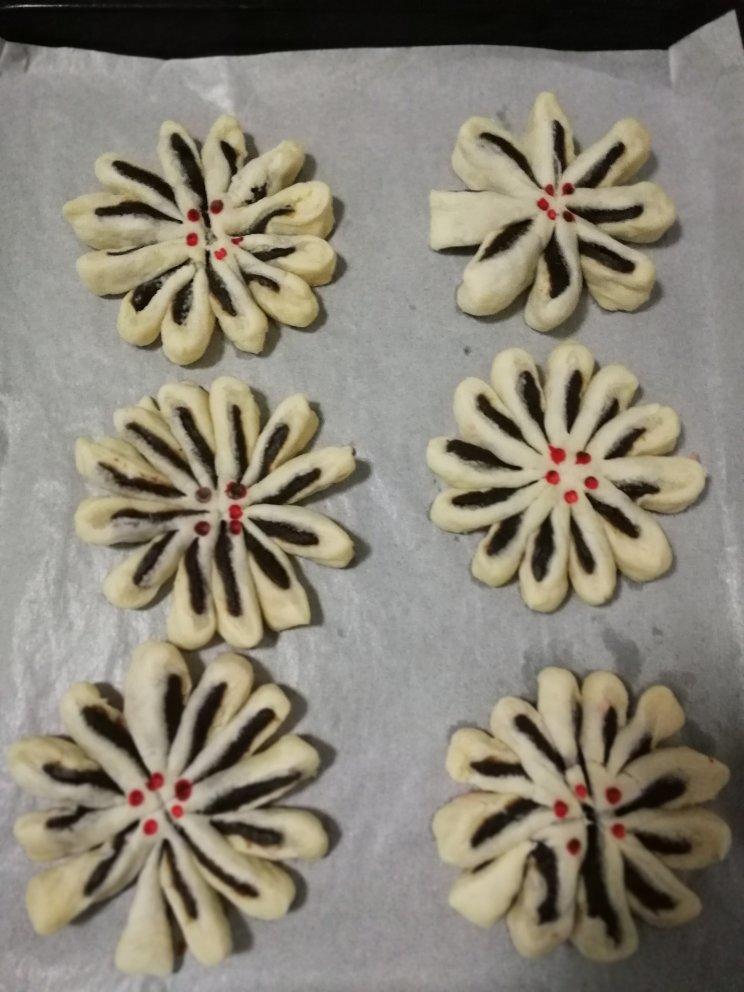 枣花酥，枣泥菊花酥