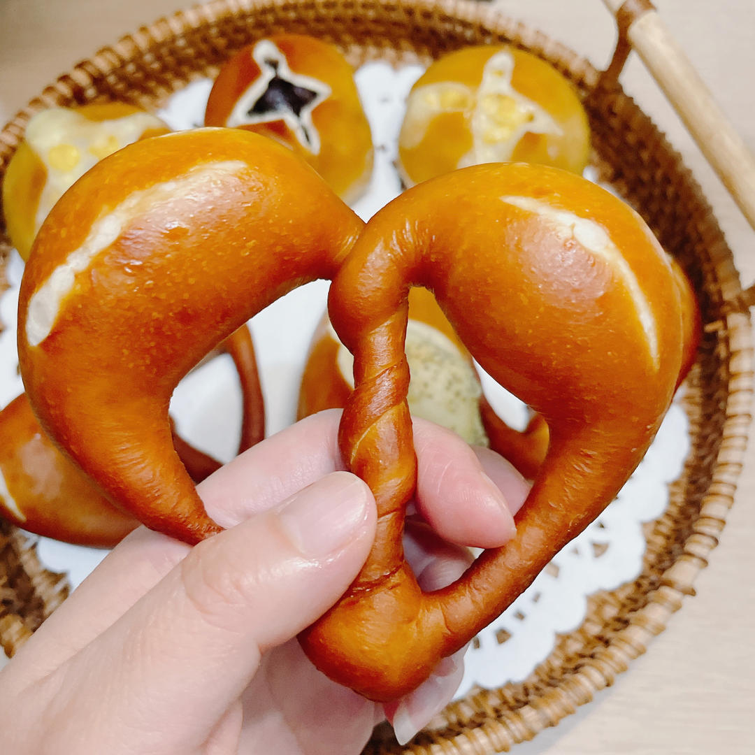 德式碱水面包｜经典碱水结｜普雷结｜0糖低卡｜免发酵｜免手套膜