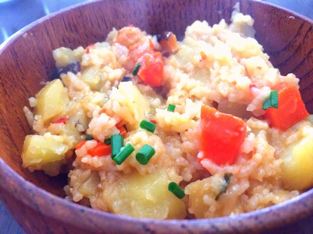 土豆焖饭（电饭锅版）