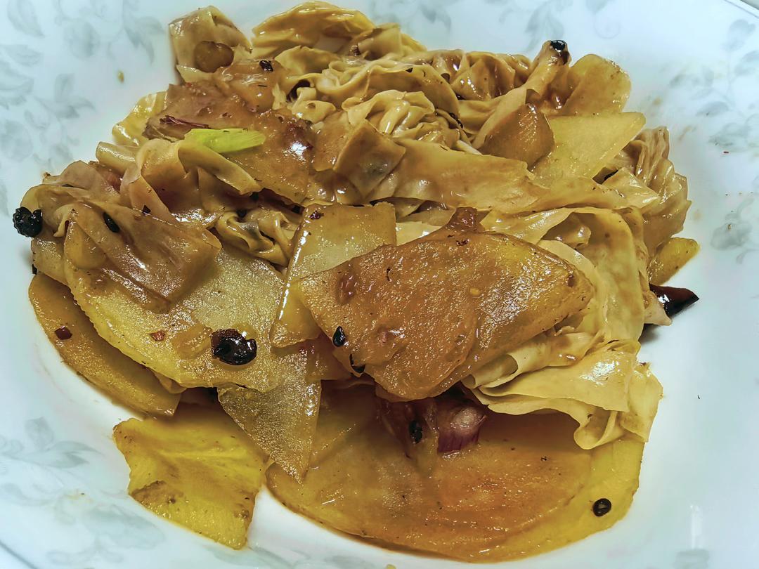 麻辣豆皮土豆（简版）