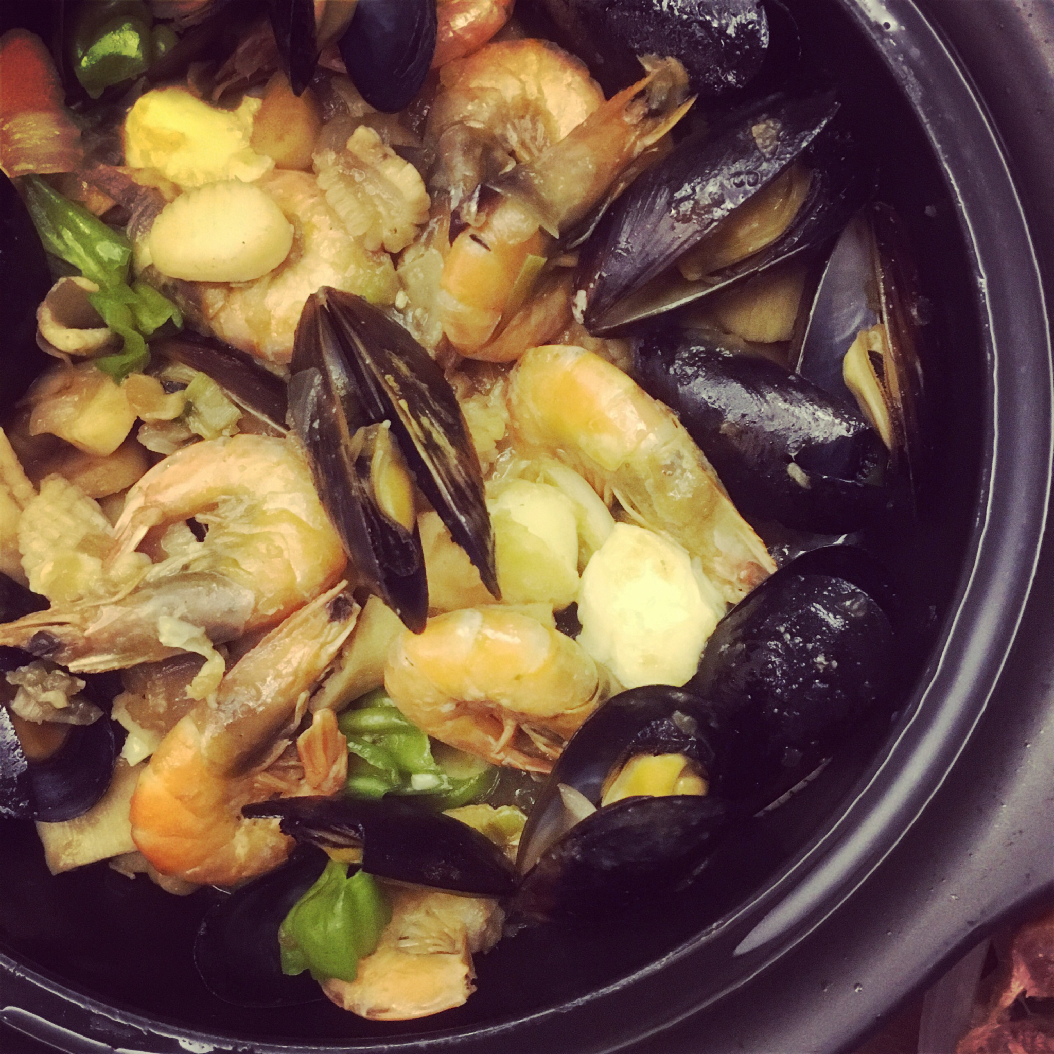 铁板海鲜日本豆腐 Seafood with Japanese Dofu