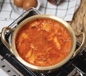 韩式五花肉辣白菜汤的做法 步骤9