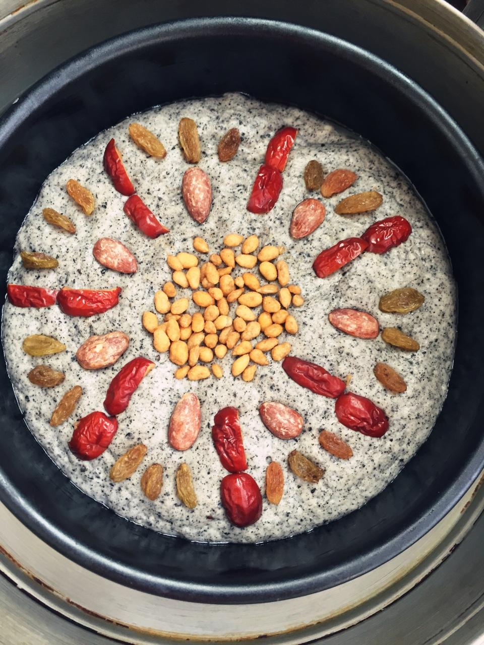 奶香黑芝麻发糕