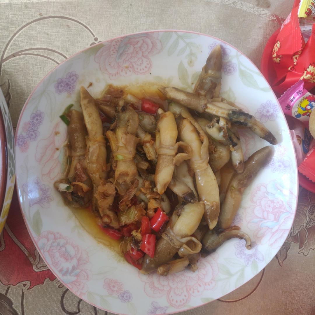 巨好吃---蒜蓉蛏子肉