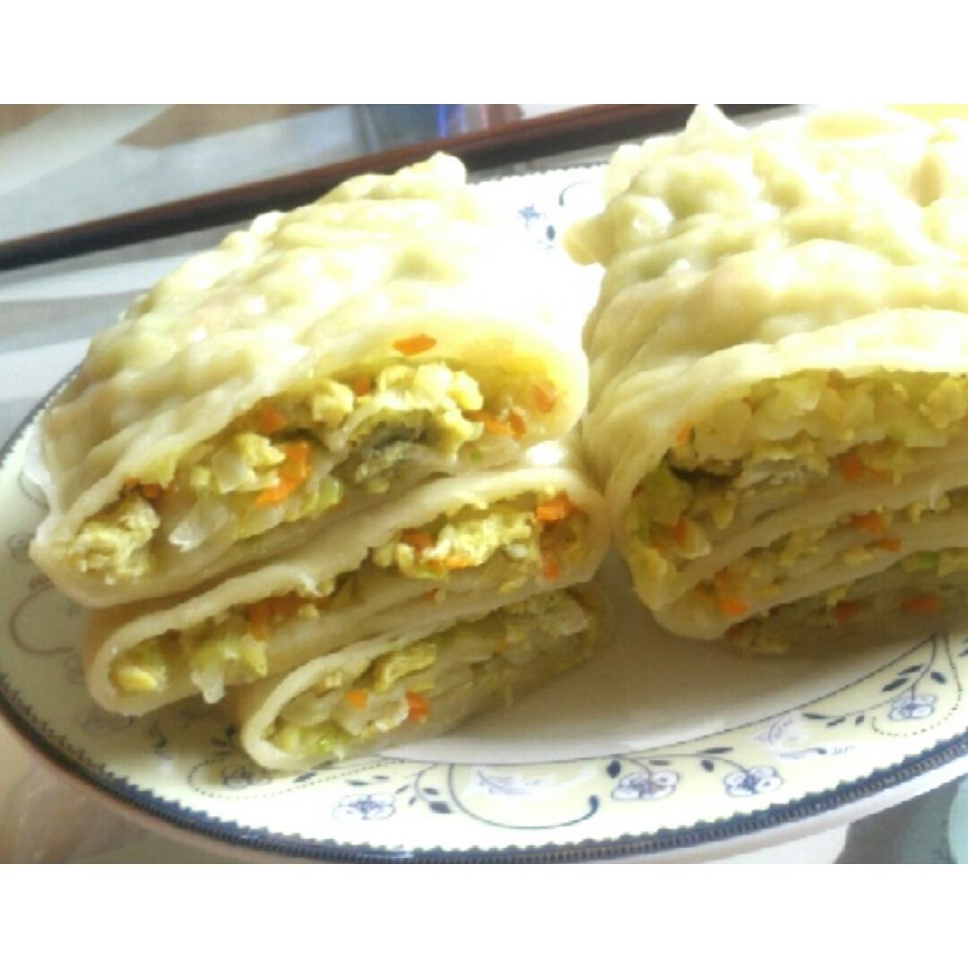 蒸菜卷（简单快手，不用发面）