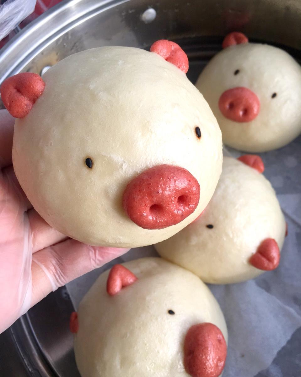 卡通馒头（粉红小猪）