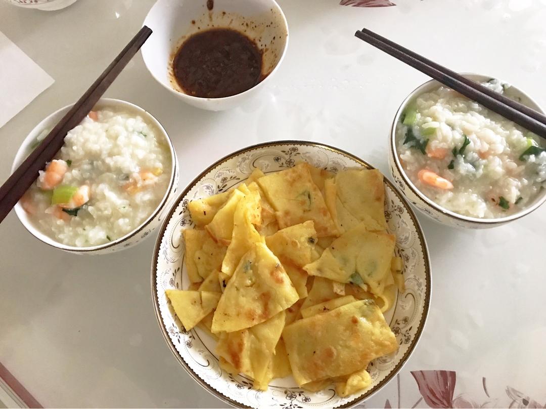 鲜虾砂锅粥