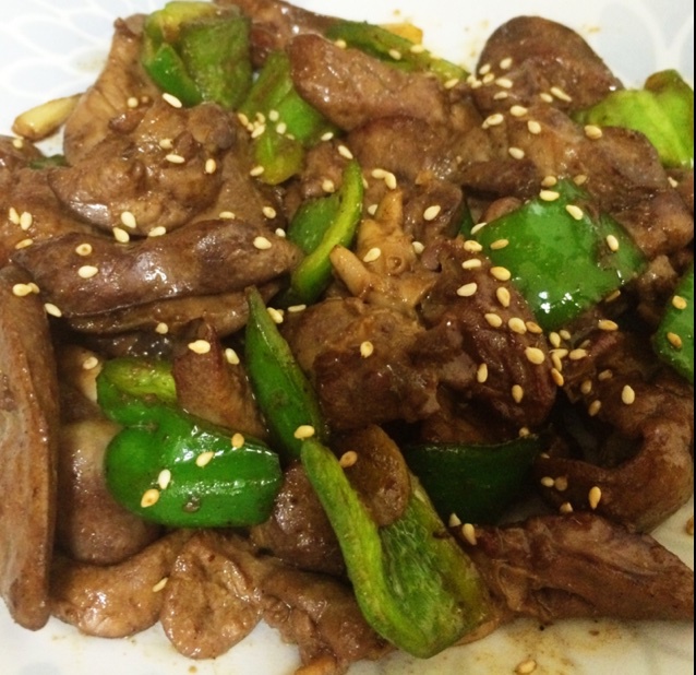 爆炒鸡肝